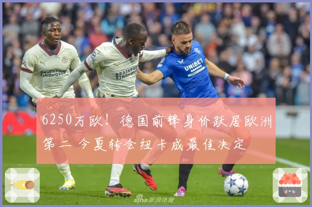 6250万欧！德国前锋身价跃居欧洲第二 今夏转会纽卡成最佳决定